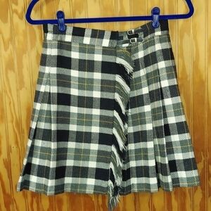 Pleated plaid vintage